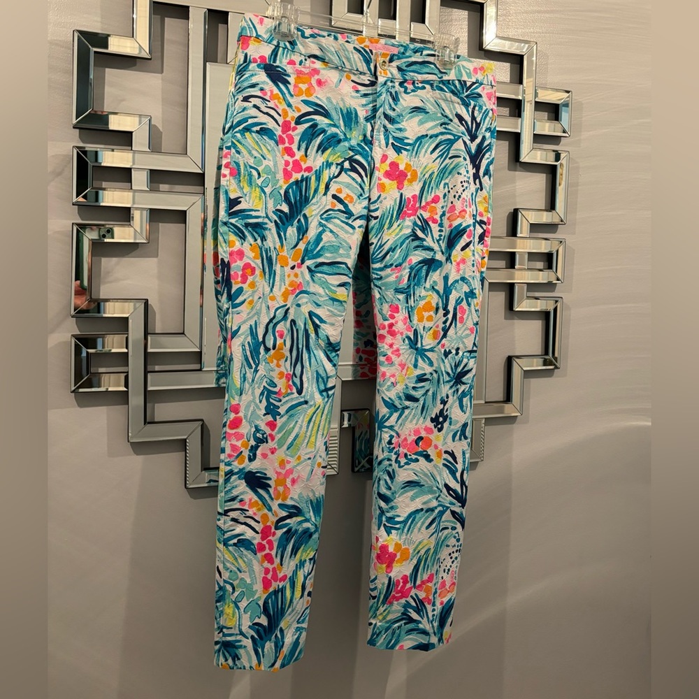 EUC LILLY PULITZER KELLY SKINNY ANKLE PANT